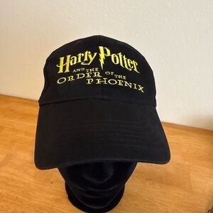 Harry Potter And The Order Of The Phoenix Hat Cap Black Strapback Scholastic VTG